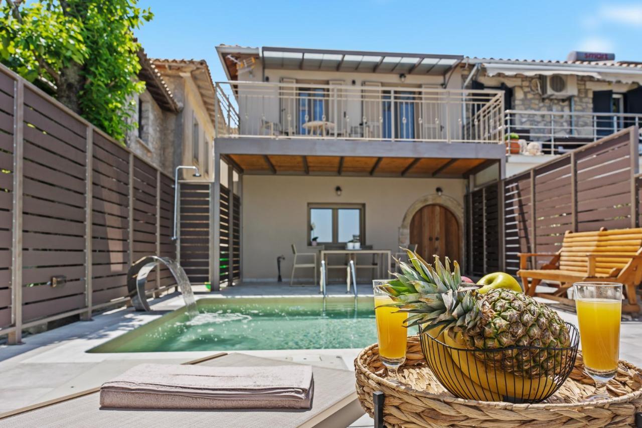 Myrtillo II Sea View Villa Spanokhórion 外观 照片